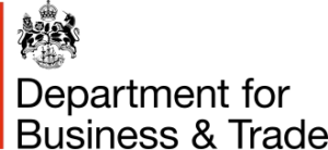 Department for Business and Trade logo